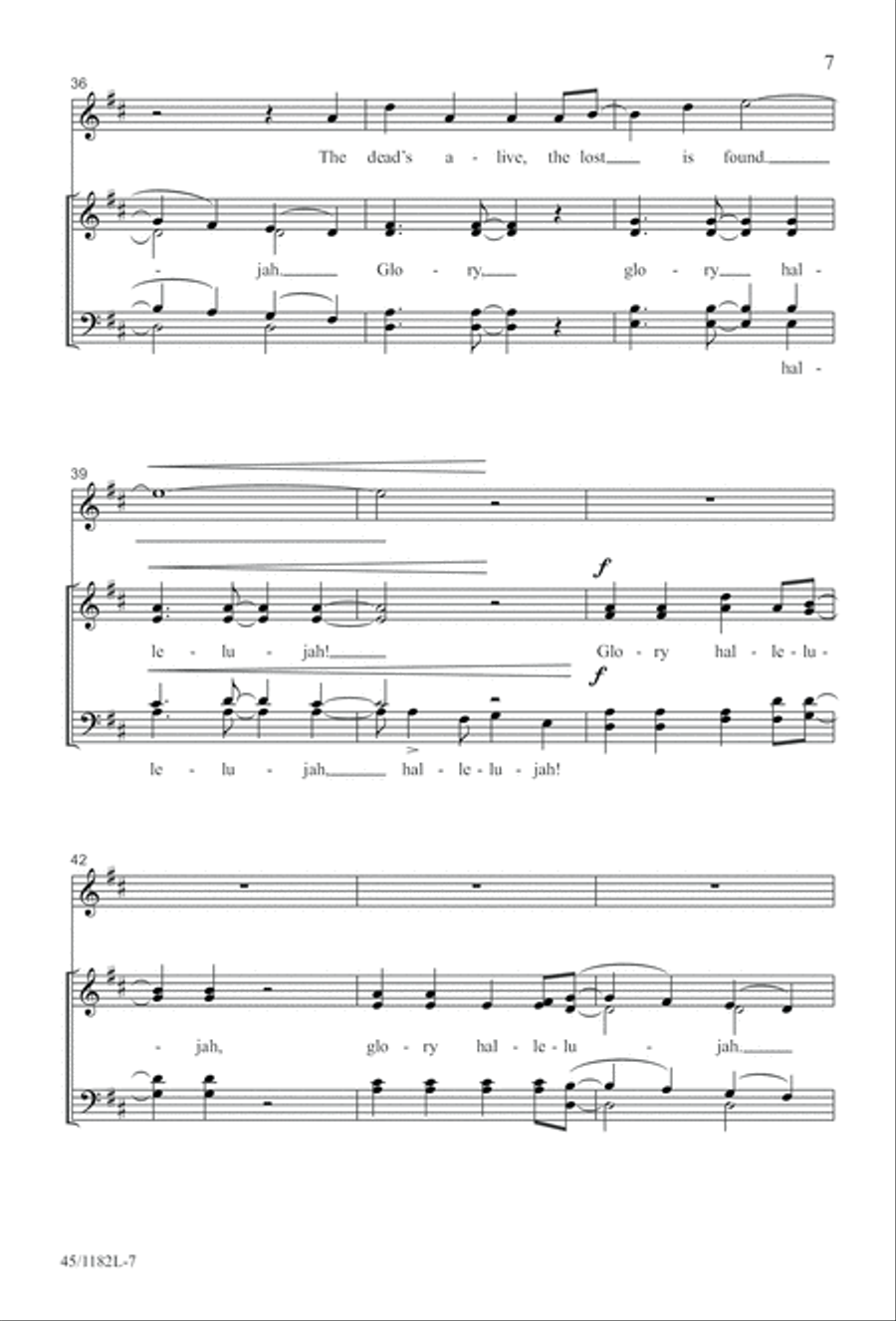 All Around A Cappella 4-Part scores gallery preview page 7