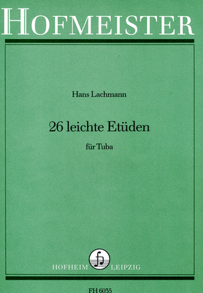 Book cover for 26 leichte Etuden