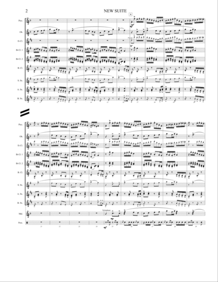 New Suite (Score) Concert Band scores gallery preview page 2