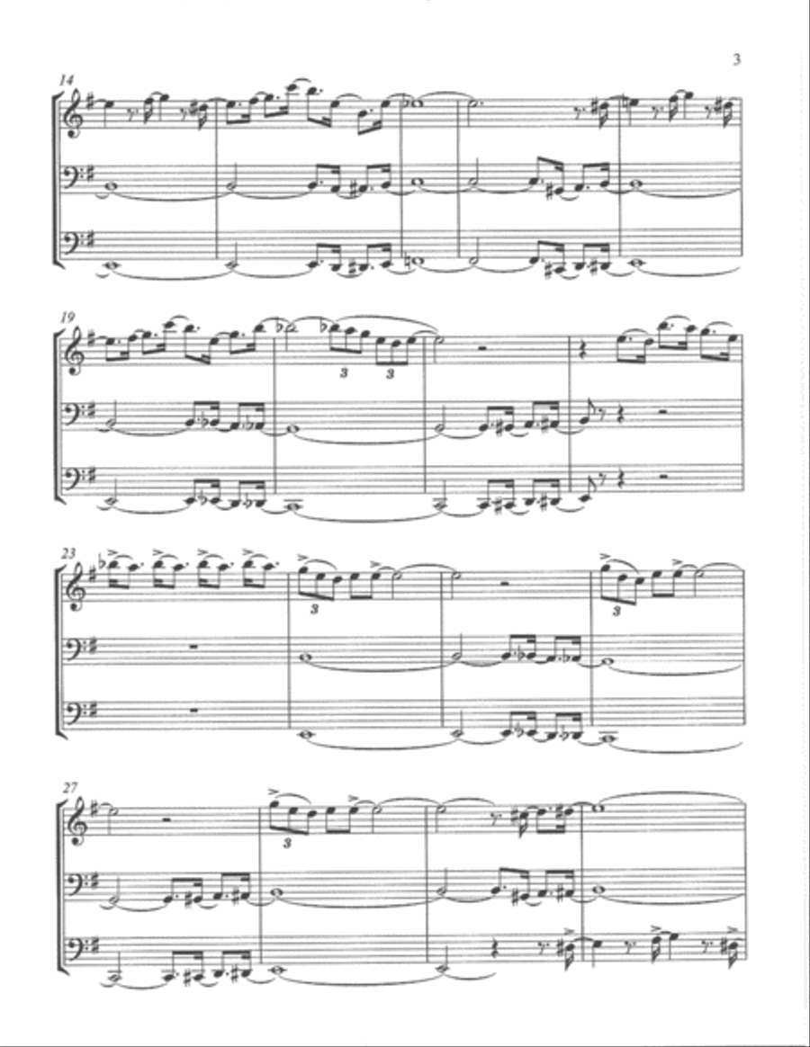 The Pink Panther Woodwind Trio scores gallery preview page 3