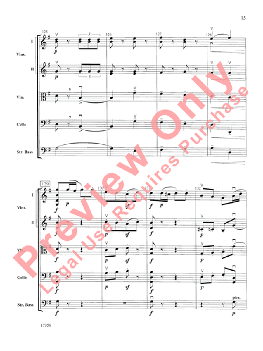 Alla Tchaikovsky String Orchestra scores gallery preview page 16