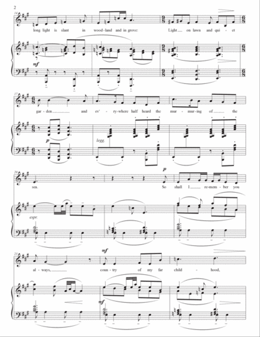 Farewell To The House In Bonac Voice scores gallery preview page 3