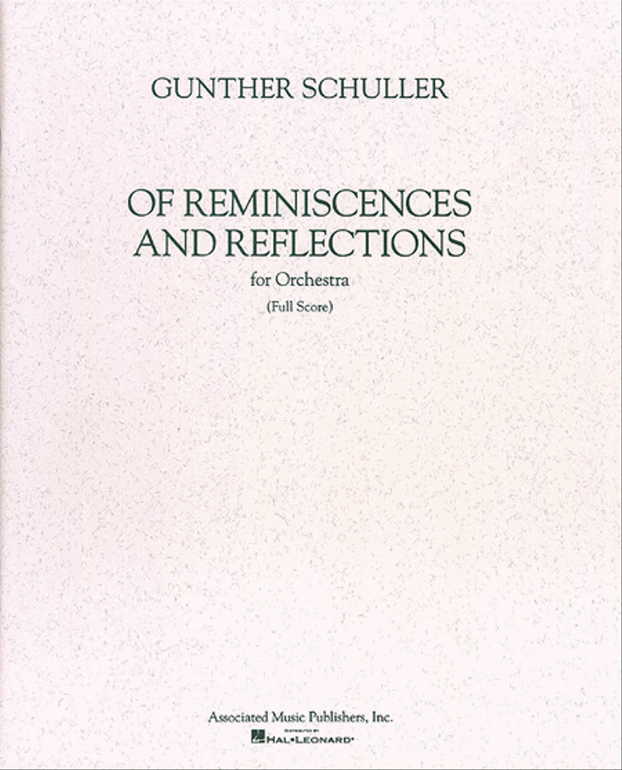 Of Reminiscences and Reflections Orchestra scores gallery preview page 1