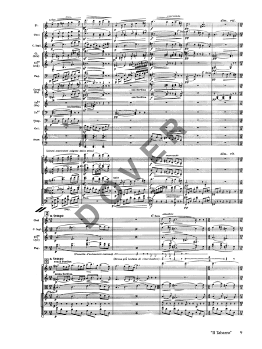 Il Trittico in Full Score -- Il Tabarro / Suor Angelica / Gianni Schicchi Voice scores gallery preview page 5