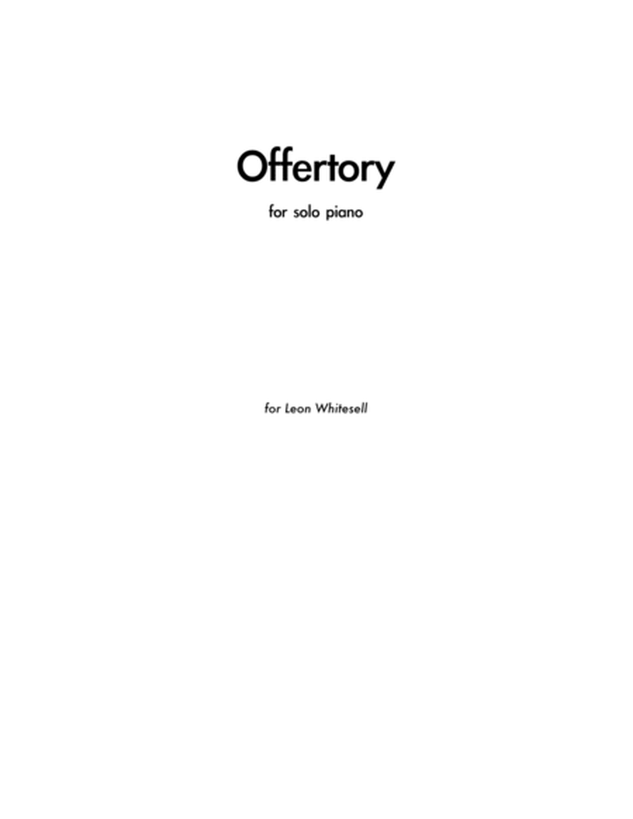 Offertory for solo piano image number null