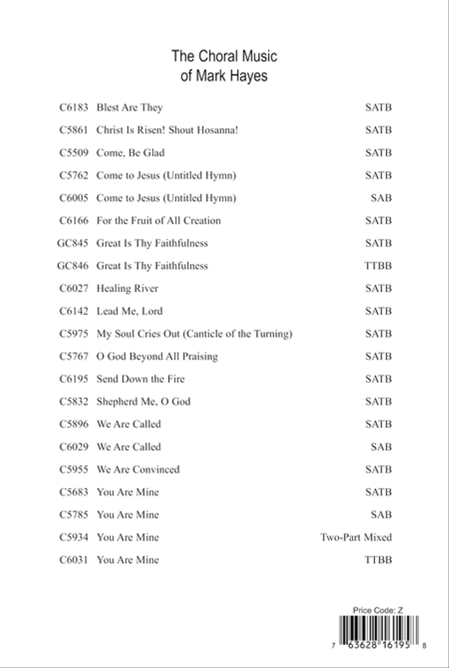 Send Down the Fire Choir scores gallery preview page 16