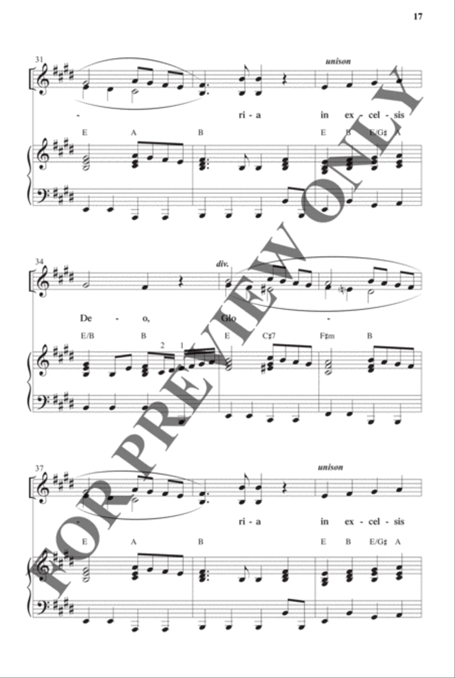 Here We Come a'Caroling - Choral Book Unison Choir scores gallery preview page 18