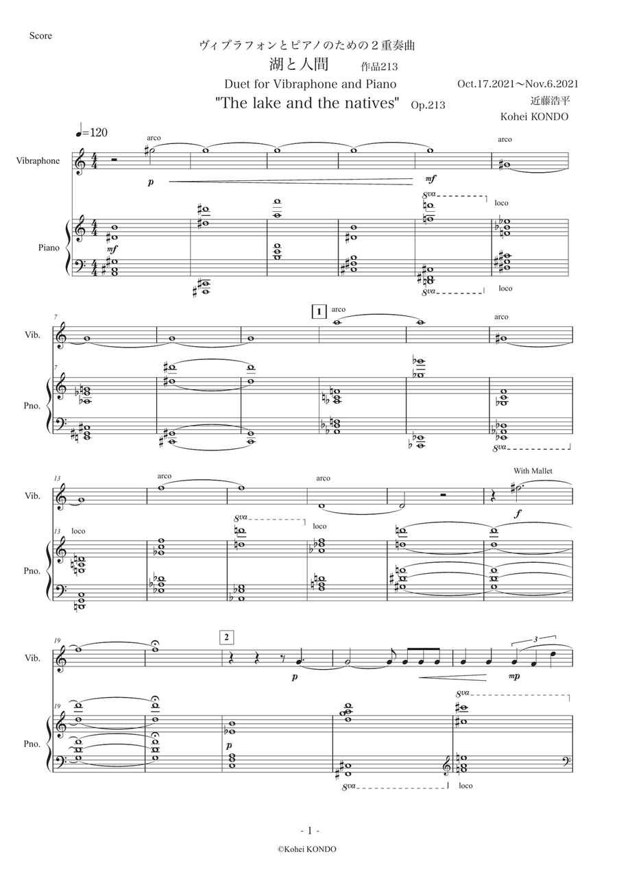 Duet for Vibraphone and Piano 