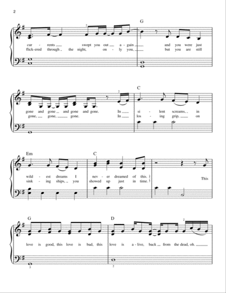 This Love This Love Easy Piano scores gallery preview page 2