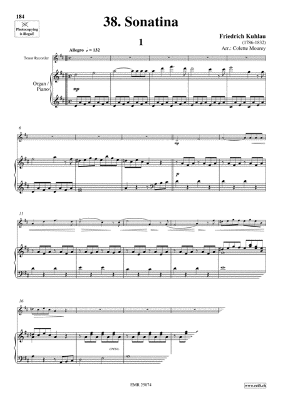 40 Greatest Classic Hits Vol. 4 Tenor Recorder scores gallery preview page 10