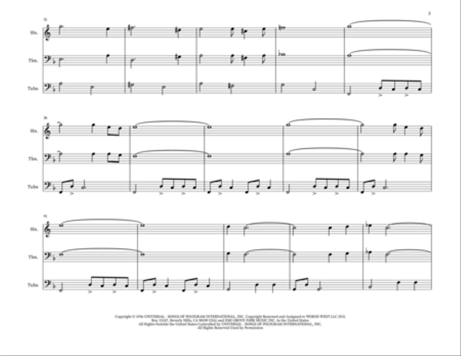 Canadian Sunset Small Ensemble scores gallery preview page 3