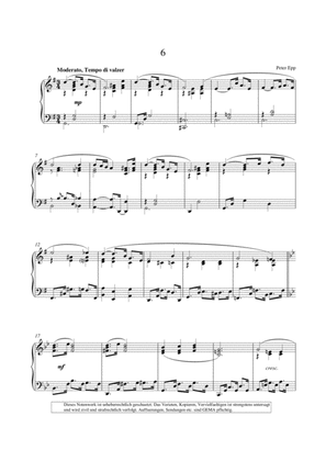 Moderato, Tempo di valzer, (Piano Collection fuer Entertainer)