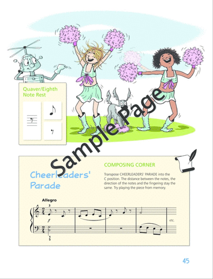 Piano Junior: Lesson Book 2 Piano Method scores gallery preview page 46