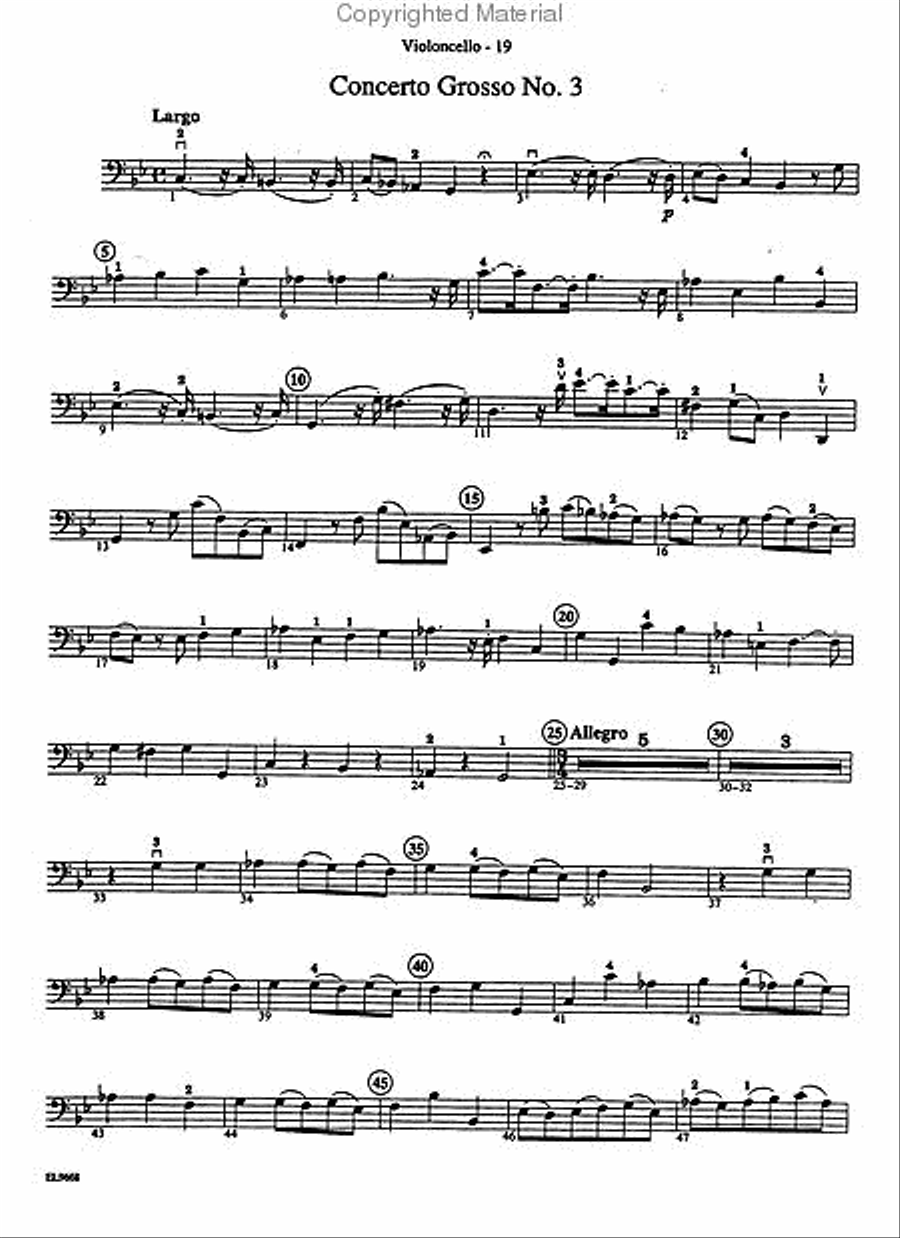 The Best of Arcangelo Corelli (Concerti Grossi for String Orchestra or String Quartet) String Orchestra scores gallery preview page 5