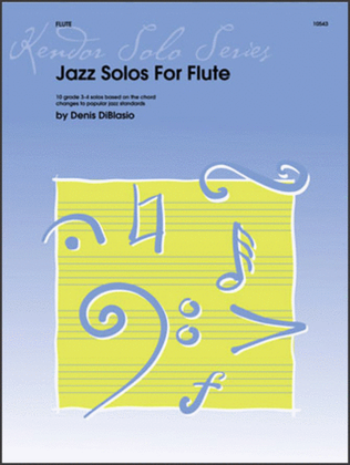 Book cover for Jazz Solos For Flute