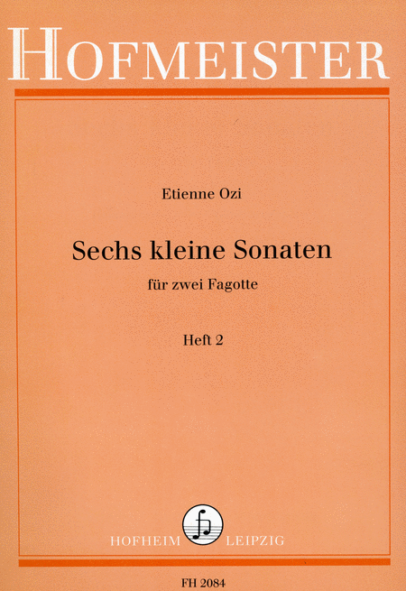 Sechs kleine Sonaten, Heft 2