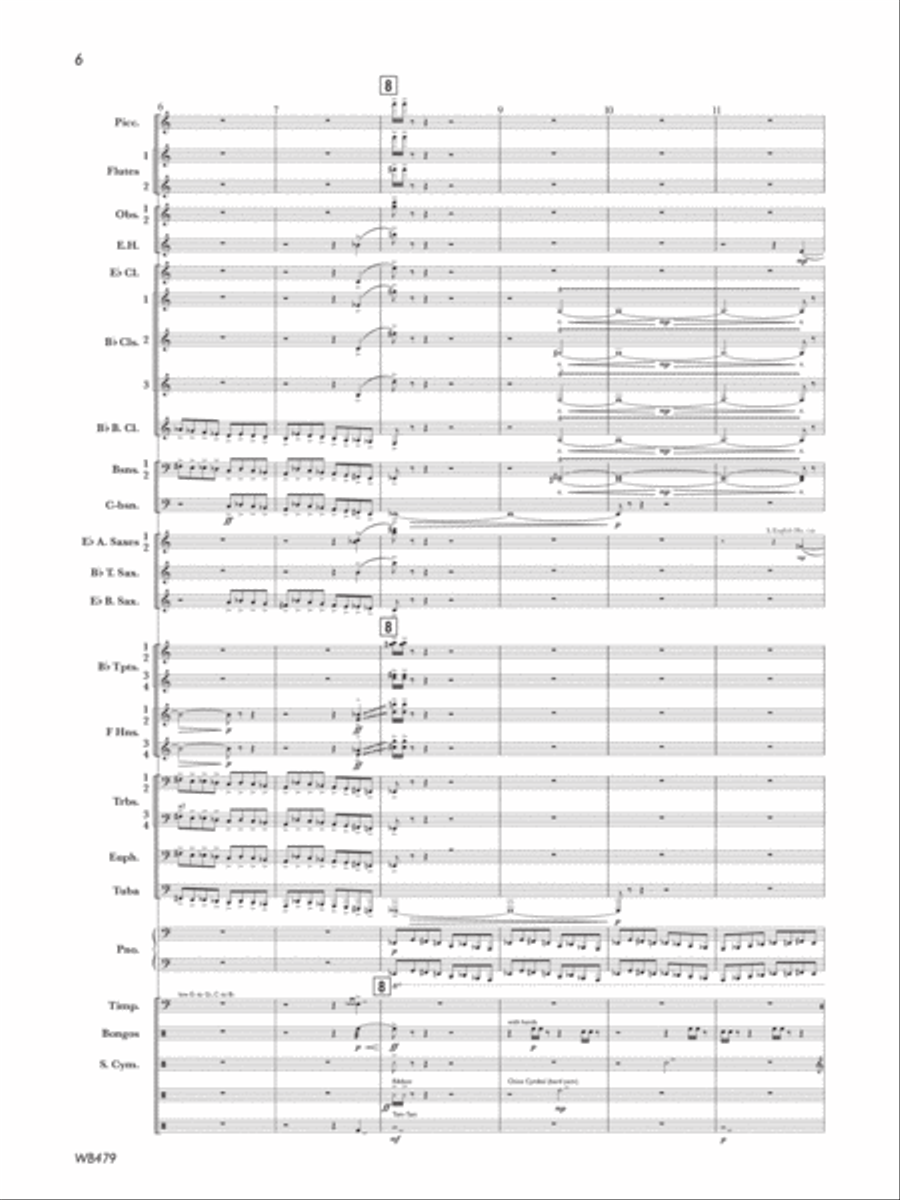 A Jack Stamp Suite: Movement 5: Stamp Concert Band scores gallery preview page 4