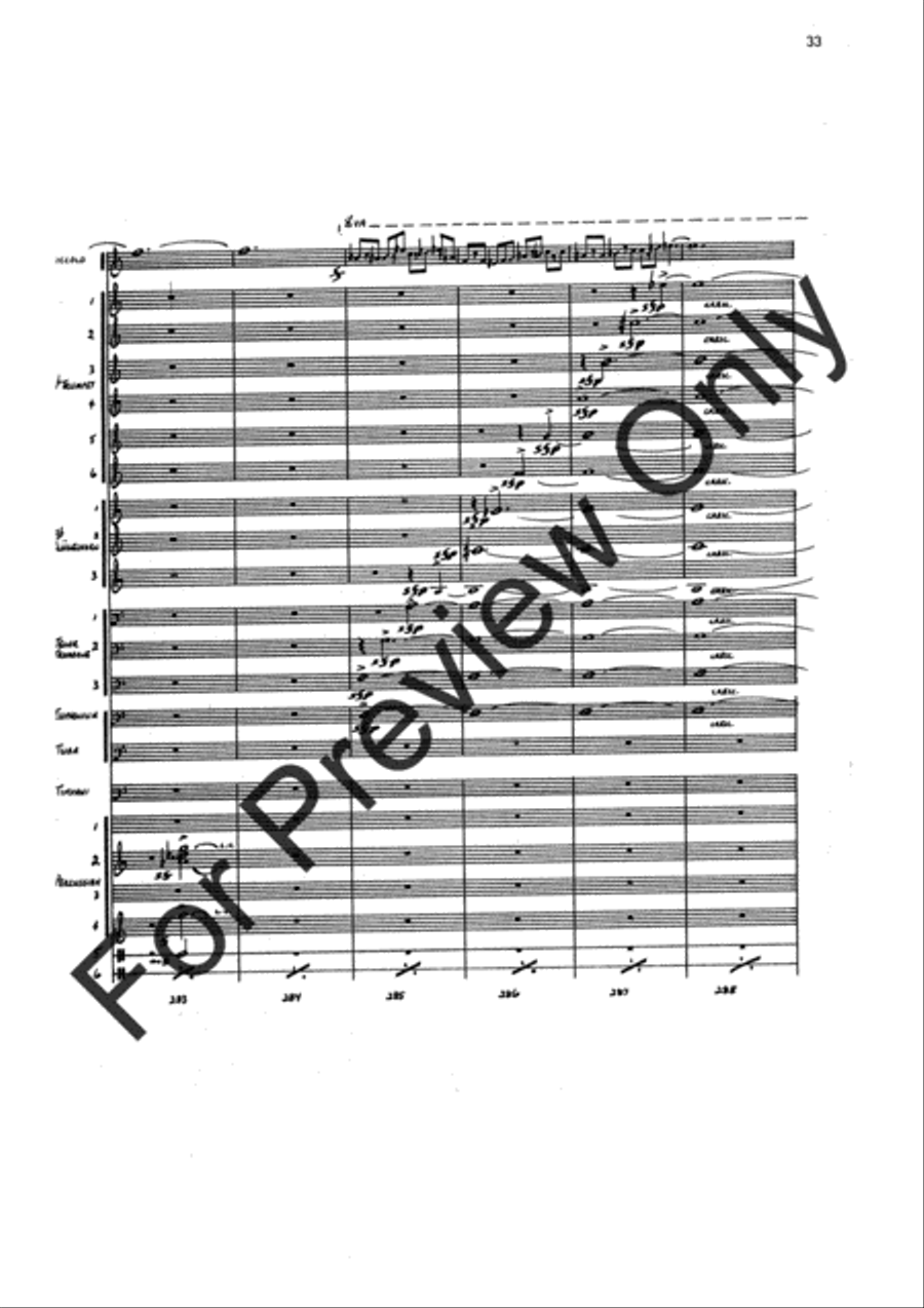 Agincourt Hymn (Score) Concert Band scores gallery preview page 57