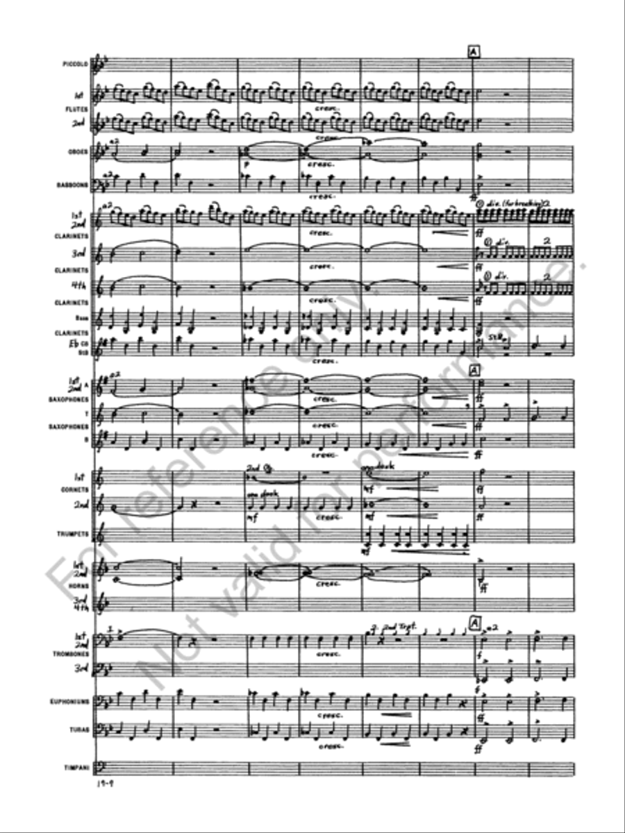 Marche Militaire Francaise Concert Band scores gallery preview page 9