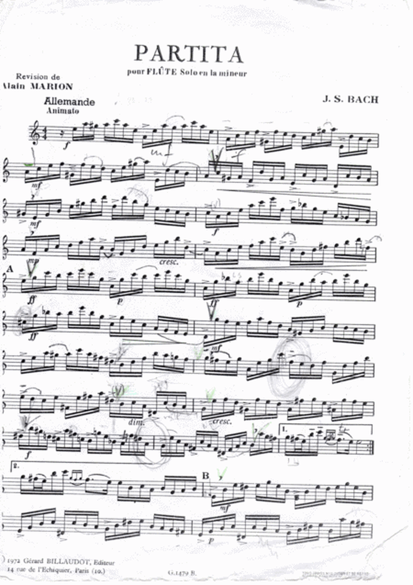 PARTITA - J.S Bach (Sax Alto)