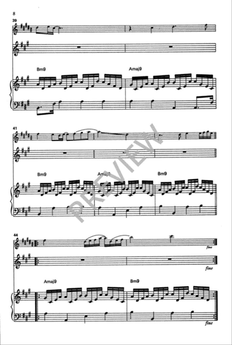 If I Forget You, Jerusalem Choir scores gallery preview page 9