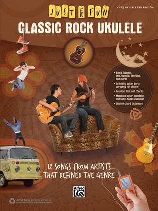 Book cover for Just for Fun -- Classic Rock Ukulele