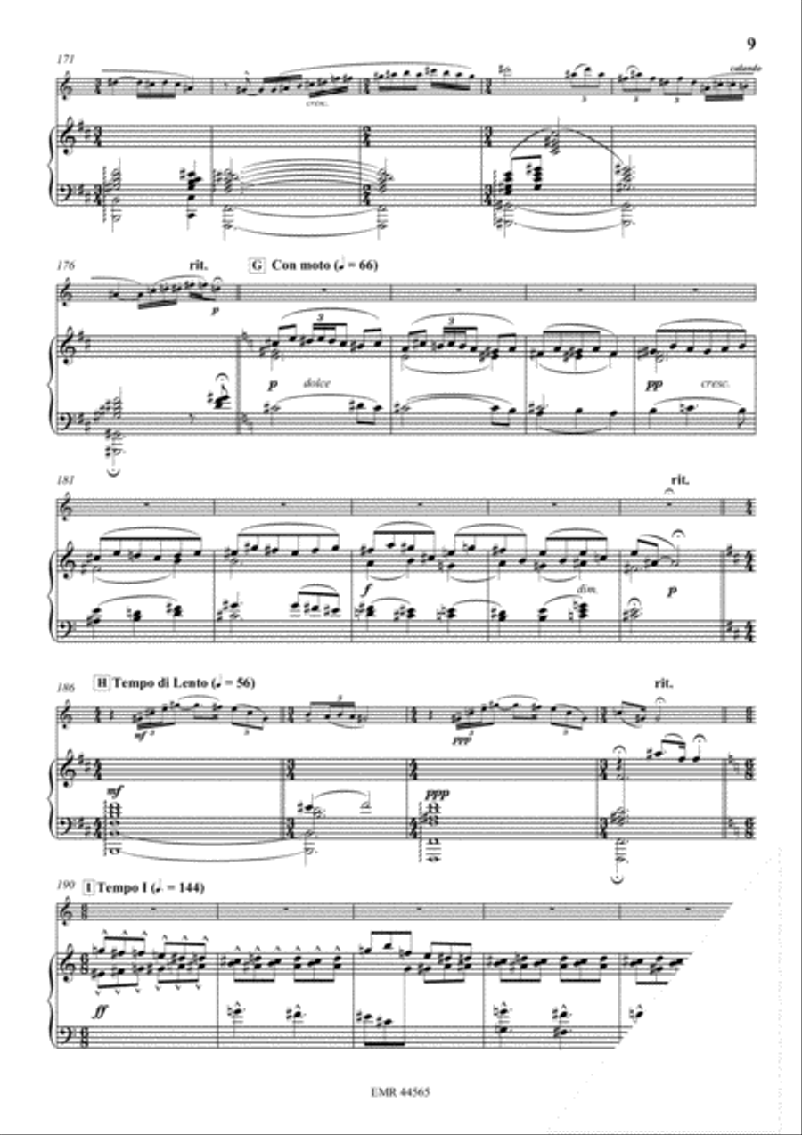 Scherzo Tenor Saxophone scores gallery preview page 10