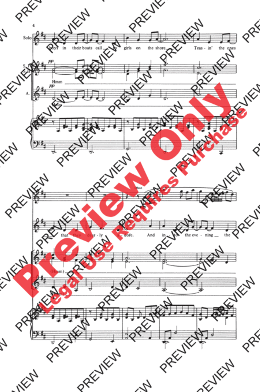 Song for the Mira Women's Choir scores gallery preview page 4