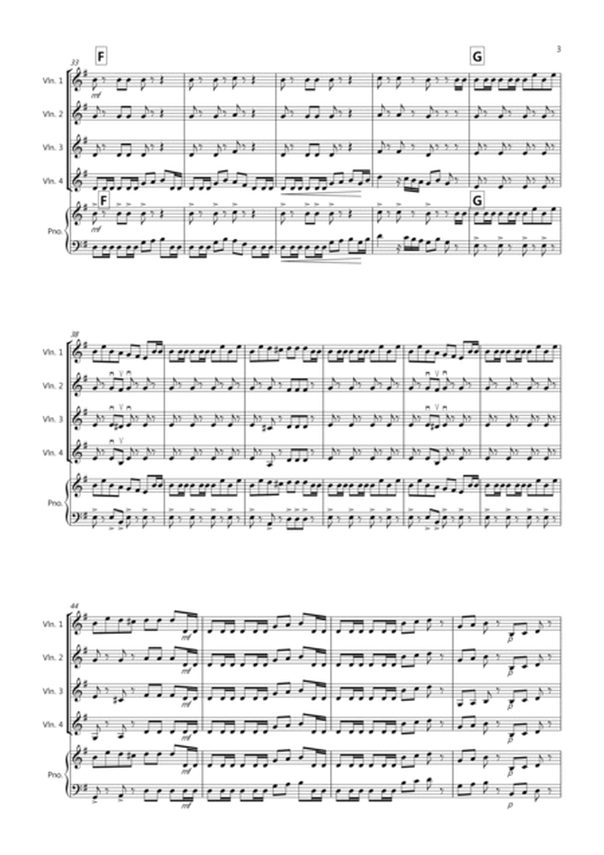 2 Classical Favourites for Violin Quartet (volume four) image number null