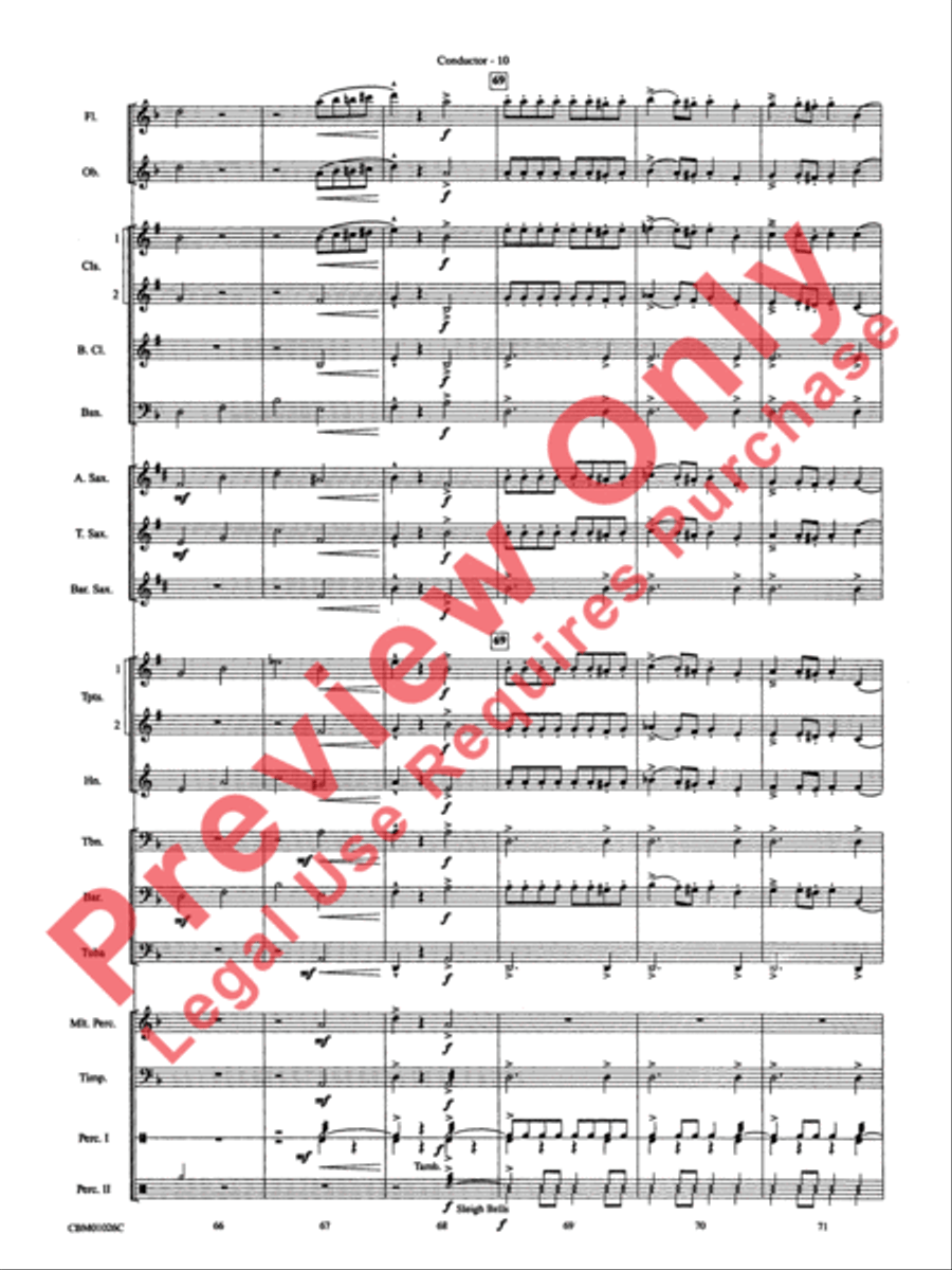 Harry Potter, Highlights from Concert Band scores gallery preview page 12