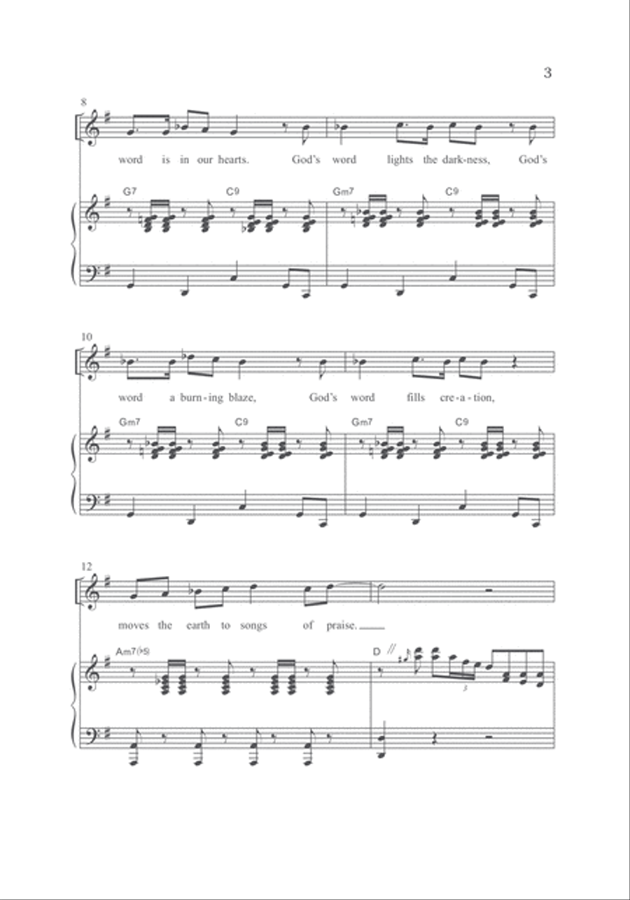 The Old Testament Fast Forward Unison Choir scores gallery preview page 13