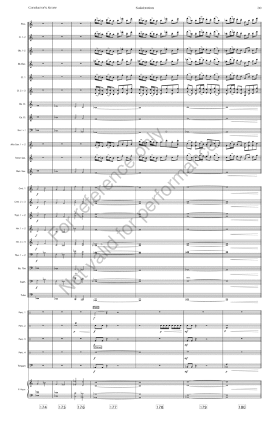 Sailabration Sailabration Concert Band scores gallery preview page 33