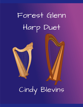 Book cover for Forest Glenn, arranged for Harp Duet
