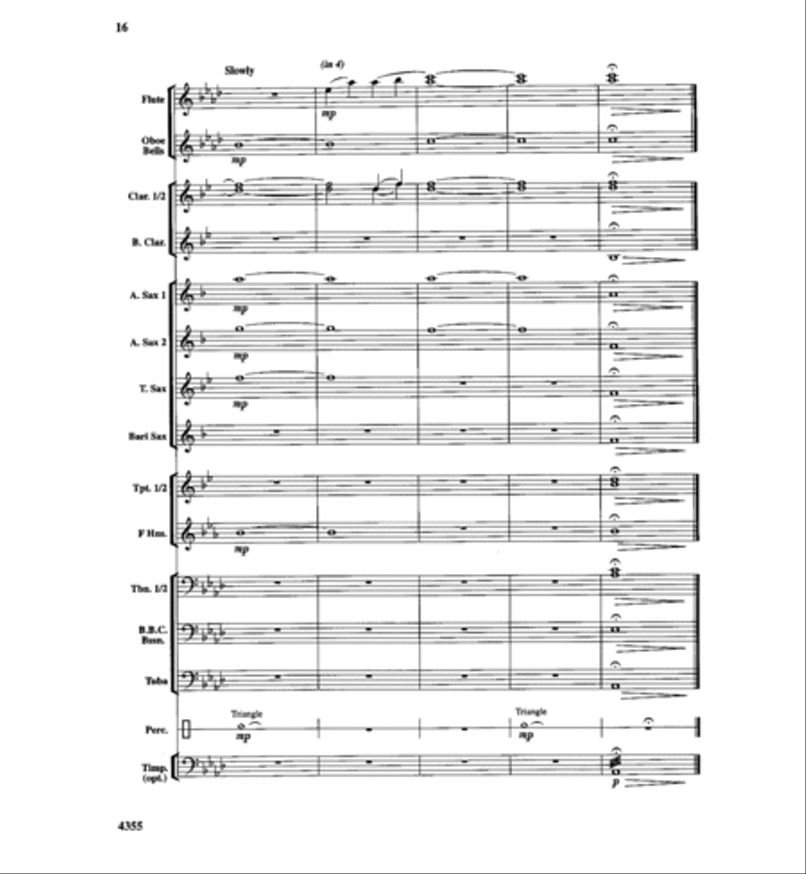 In the Shining of the Stars Concert Band scores gallery preview page 17