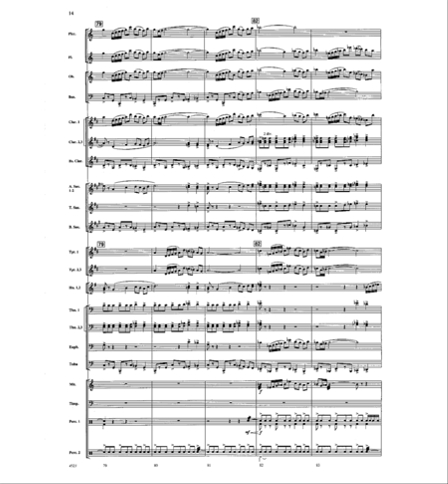 Skyscapes Skyscapes Concert Band scores gallery preview page 14