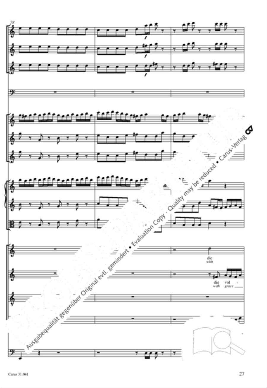 O Lord, we come to praise thee 4-Part scores gallery preview page 28