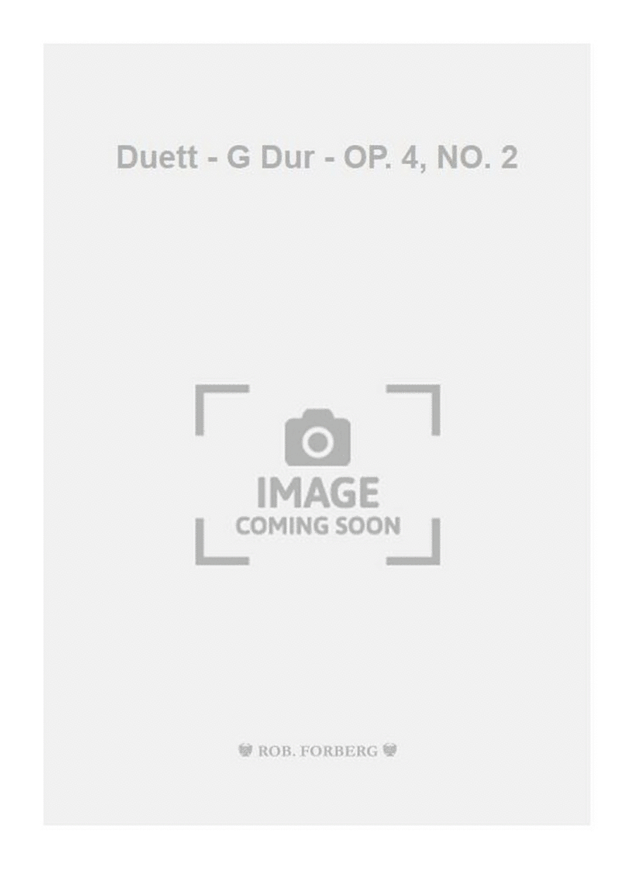 Duett - G Dur - OP. 4, NO. 2 Cello scores gallery preview page 1