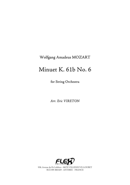 Minuet K. 61b No. 6 image number null