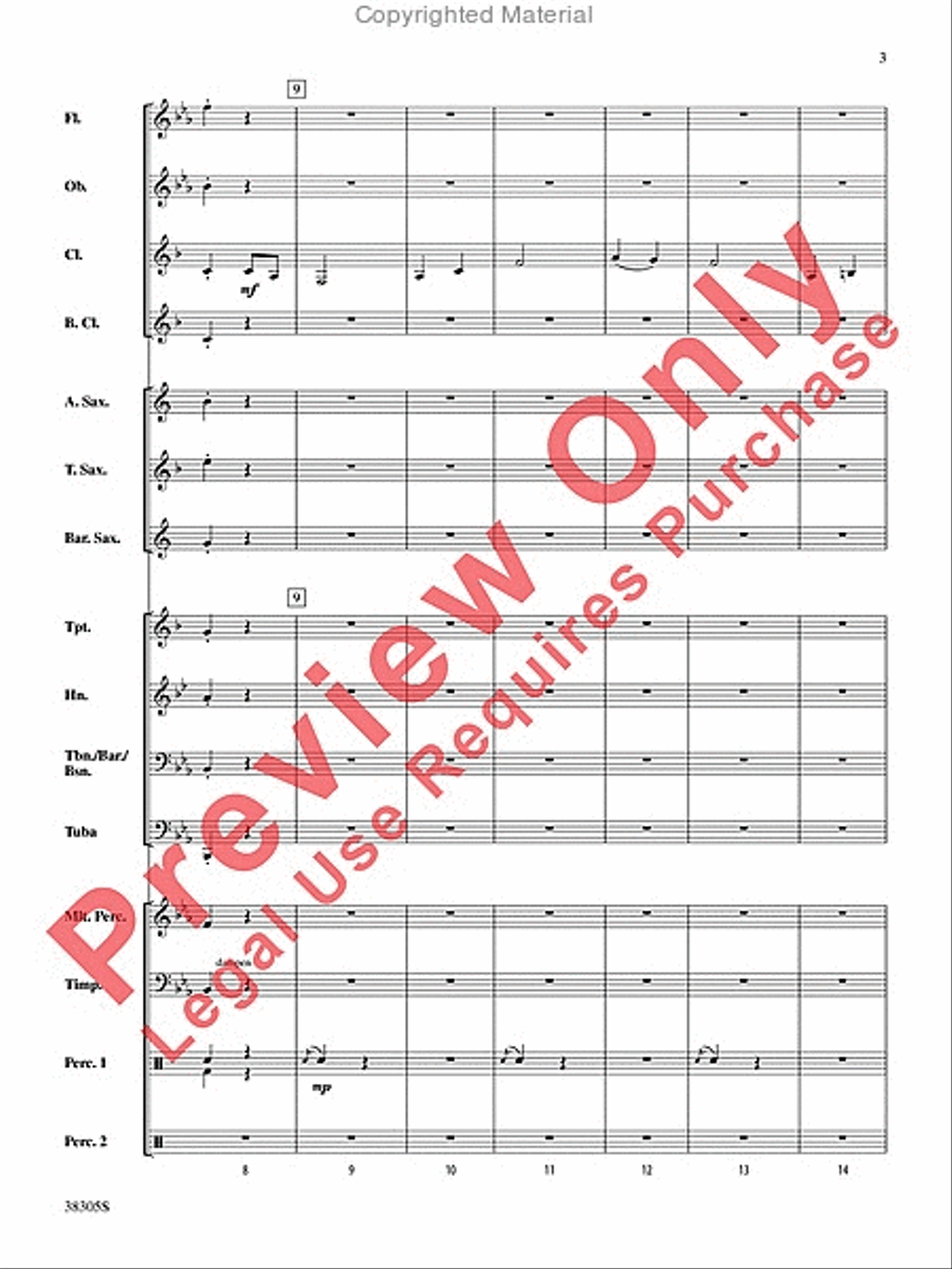 A Star-Spangled March A Star-Spangled March Concert Band scores gallery preview page 4