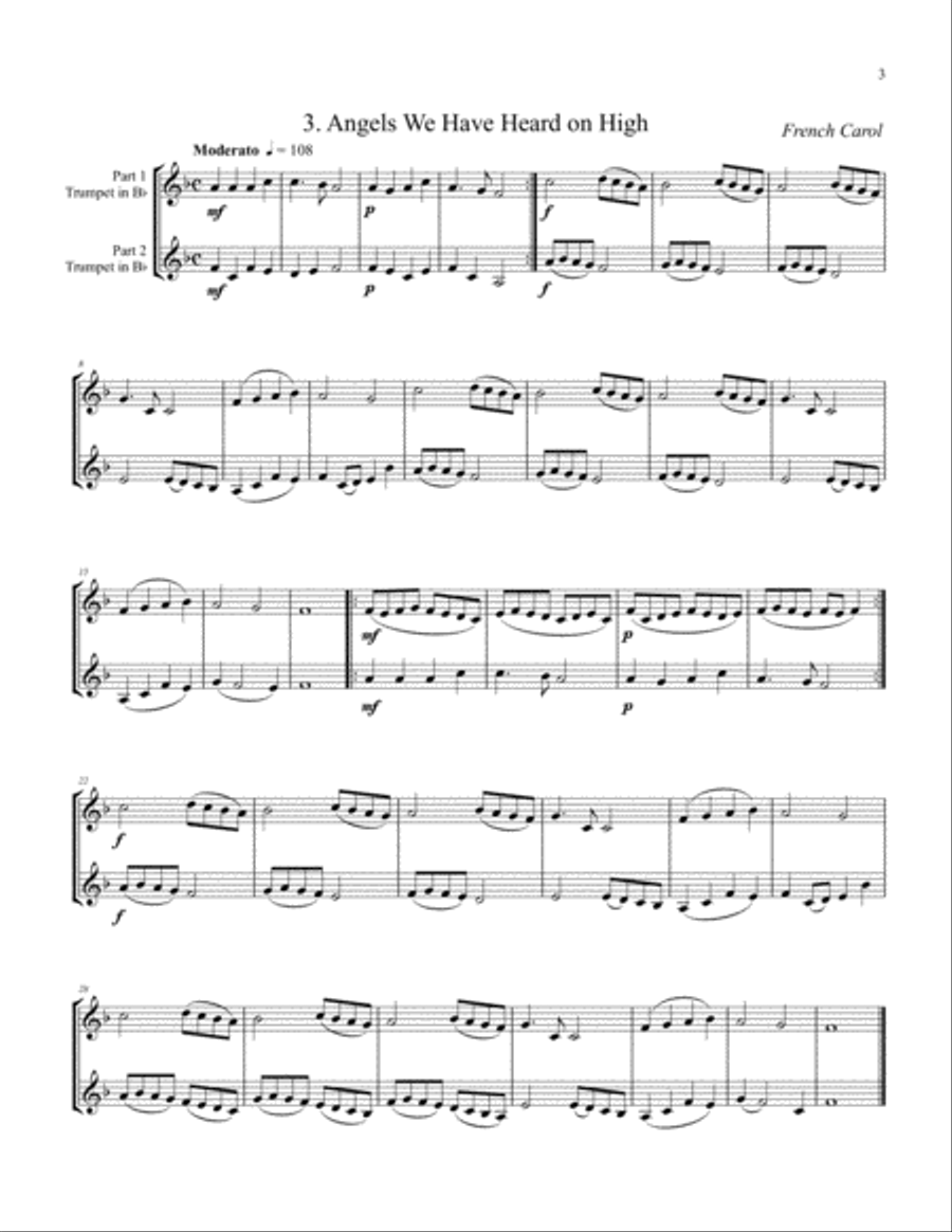 Christmas Duets Christmas Duets Brass Duet scores gallery preview page 4