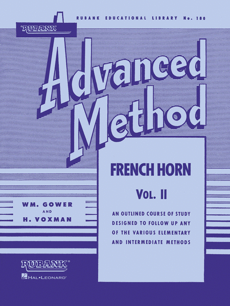 Rubank Advanced Method – French Horn in F or E-flat, Vol. 2