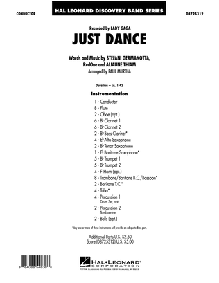 Just Dance - Full Score