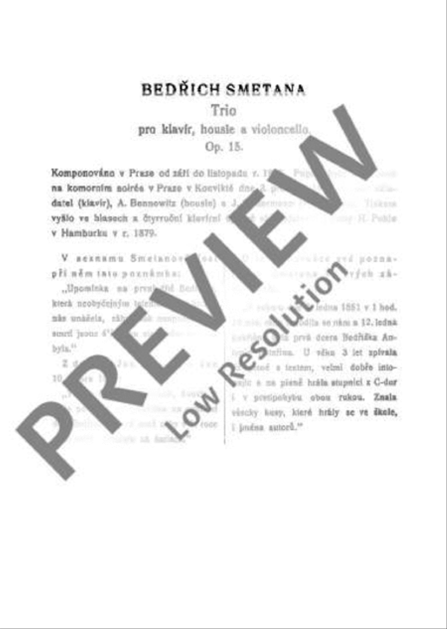 Piano Trio G minor Piano Trio G minor Piano Trio scores gallery preview page 5