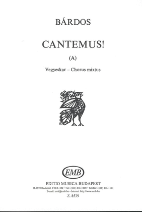 Book cover for Cantemus ! (A)