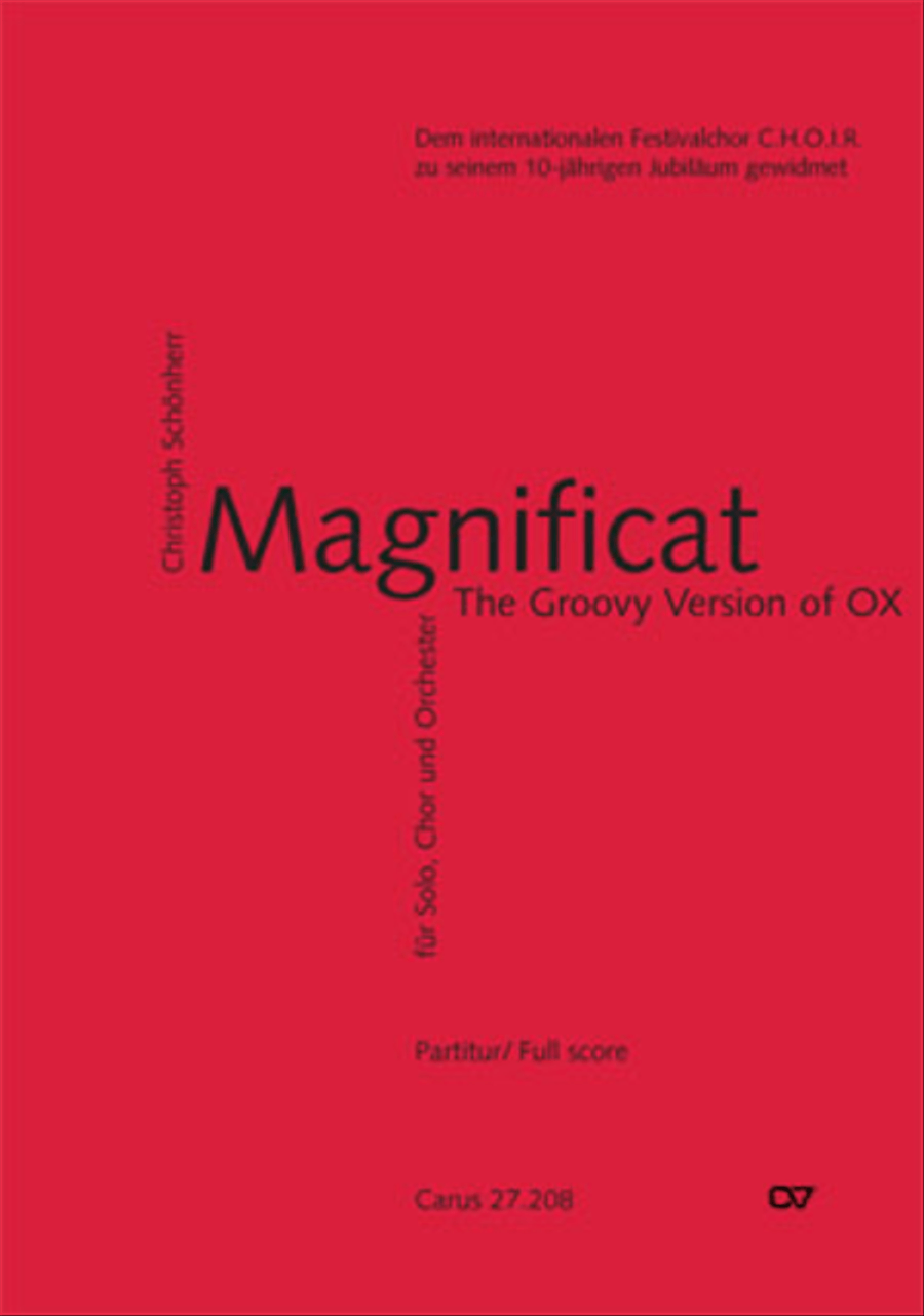 Magnificat 4-Part scores gallery preview page 1
