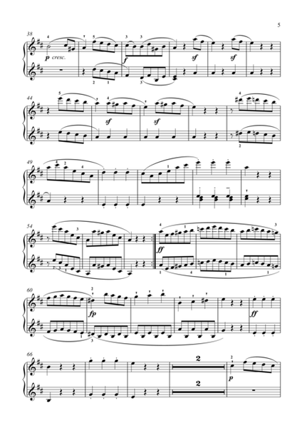 Sonata n.6 in F Major  For 4 hand (Ludwig van Beethoven)
