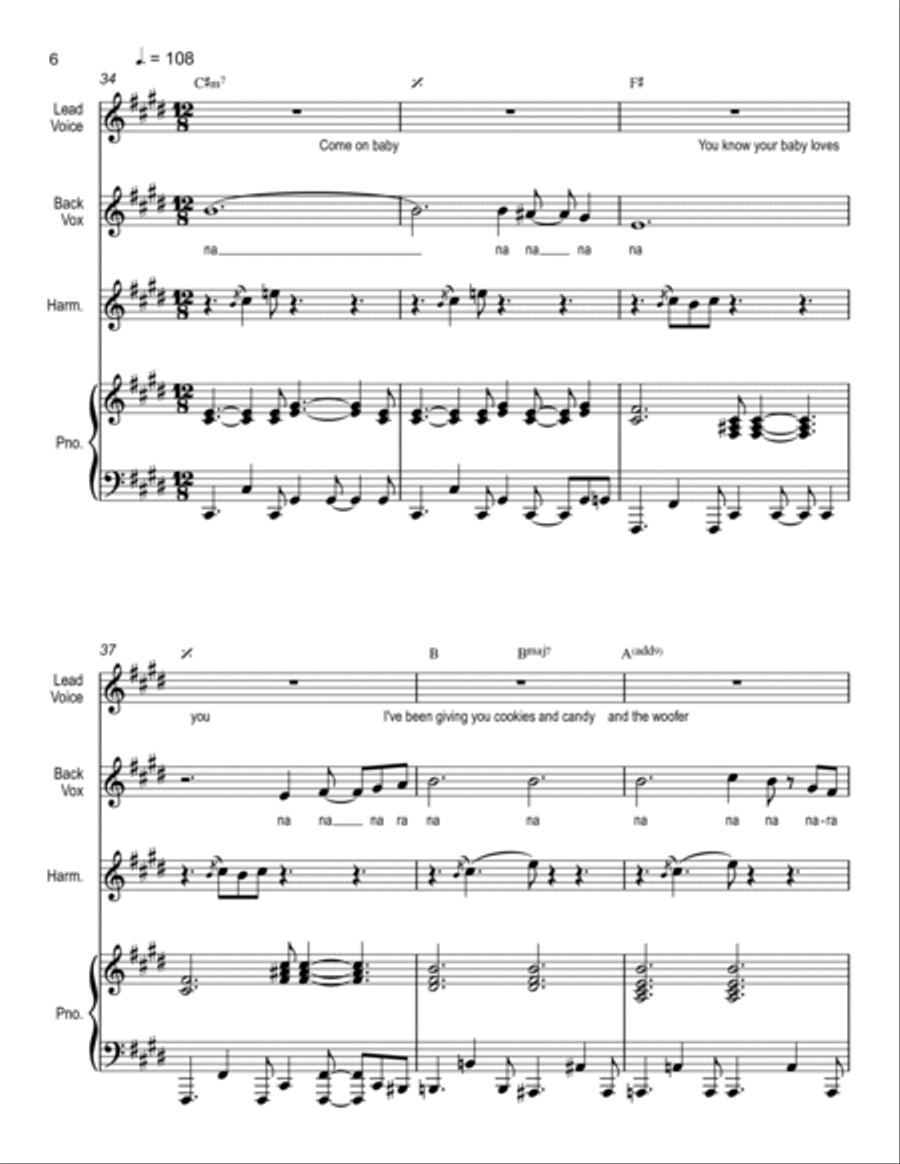 Sweet Little Girl Voice scores gallery preview page 6