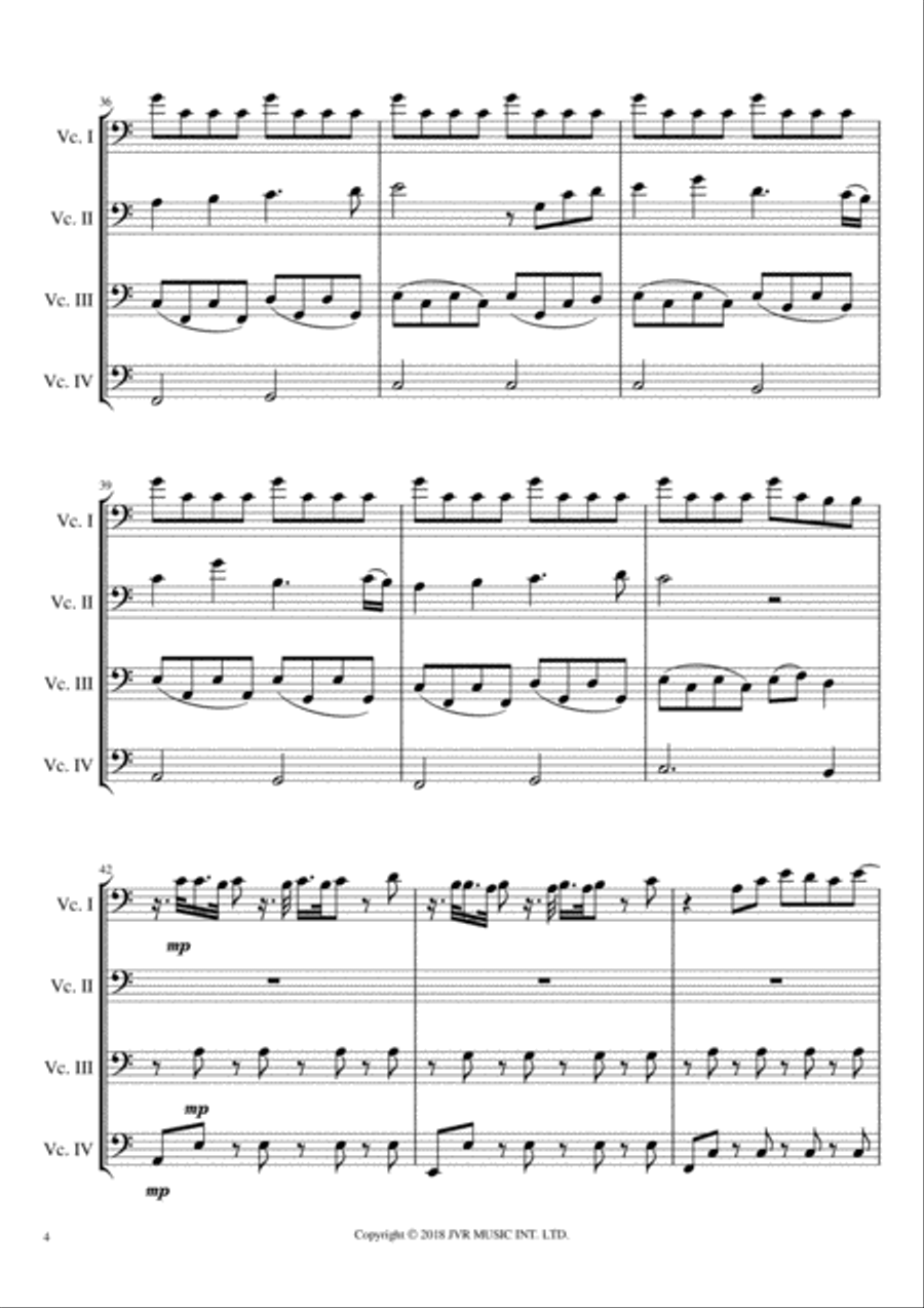 Gao Bai Qi Qiu Small Ensemble scores gallery preview page 4