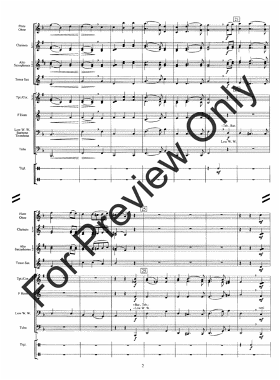 Two Irish Favorites Concert Band scores gallery preview page 5