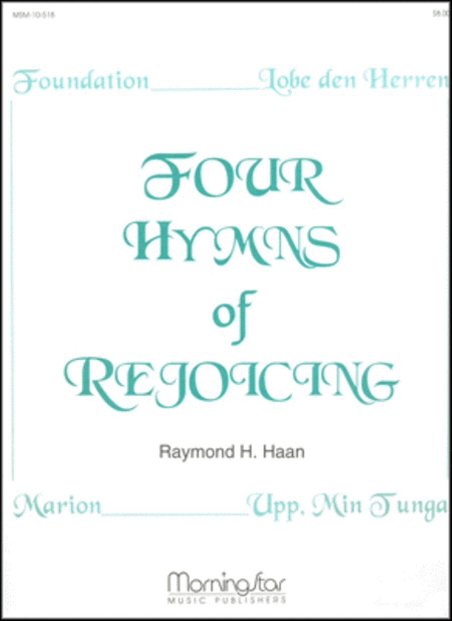 Four Hymns of Rejoicing Organ scores gallery preview page 1